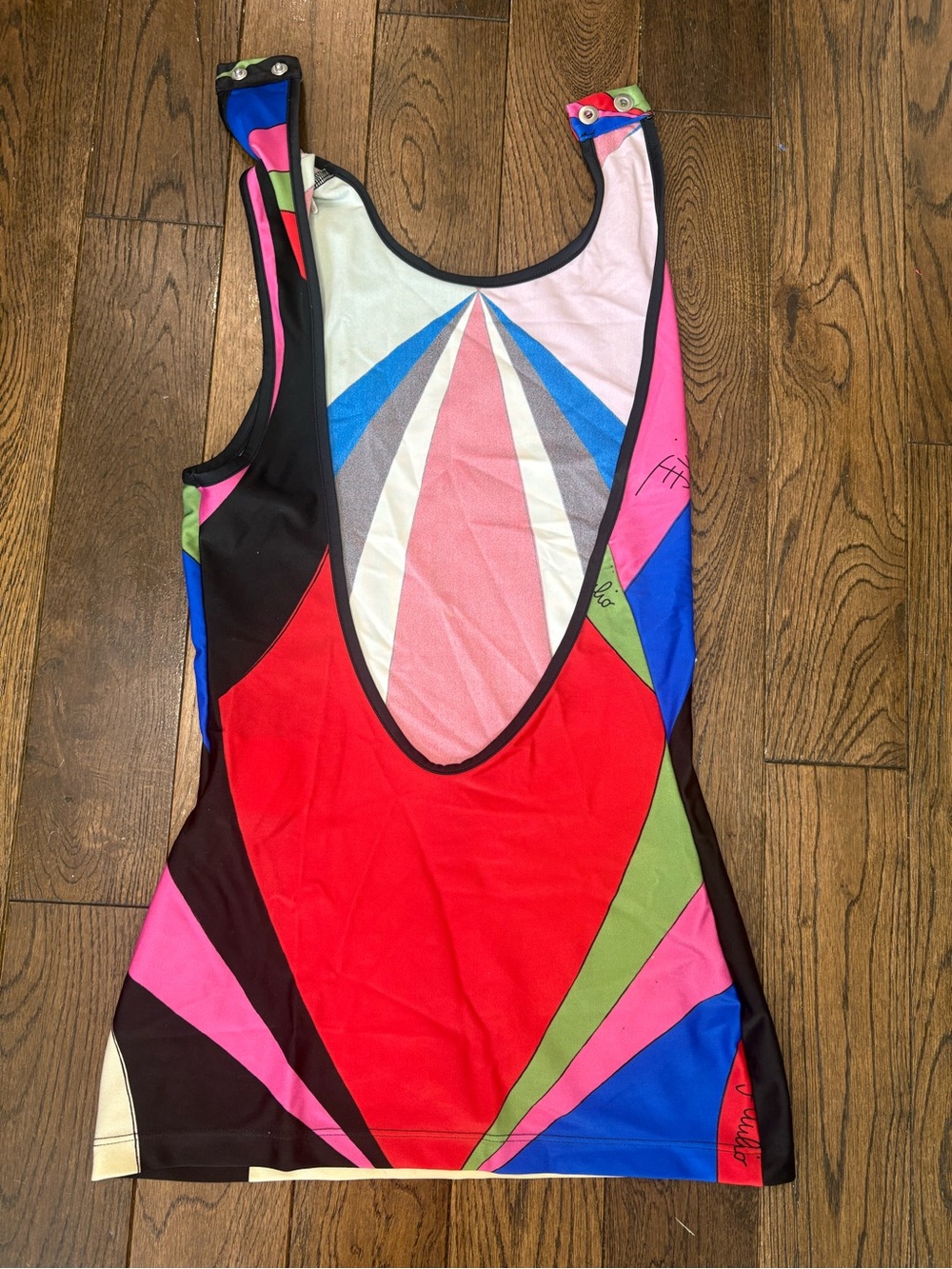 Emilio Pucci Women’s Multicolor Graphic Swim Dress - Pink/Red/Blue - Picture 3 of 6